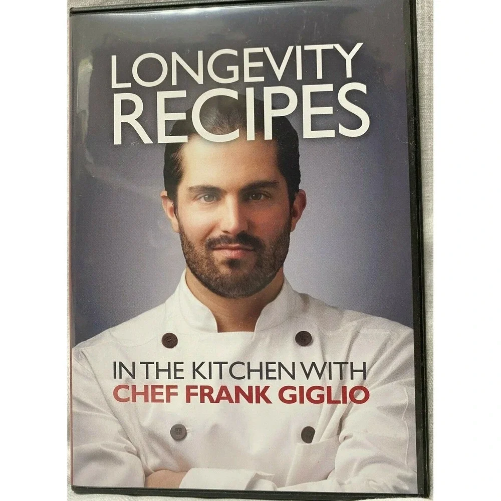 Longevity Recipes: In the Kitchen Chef Frank Giglio (DVD) cooking healthy #105